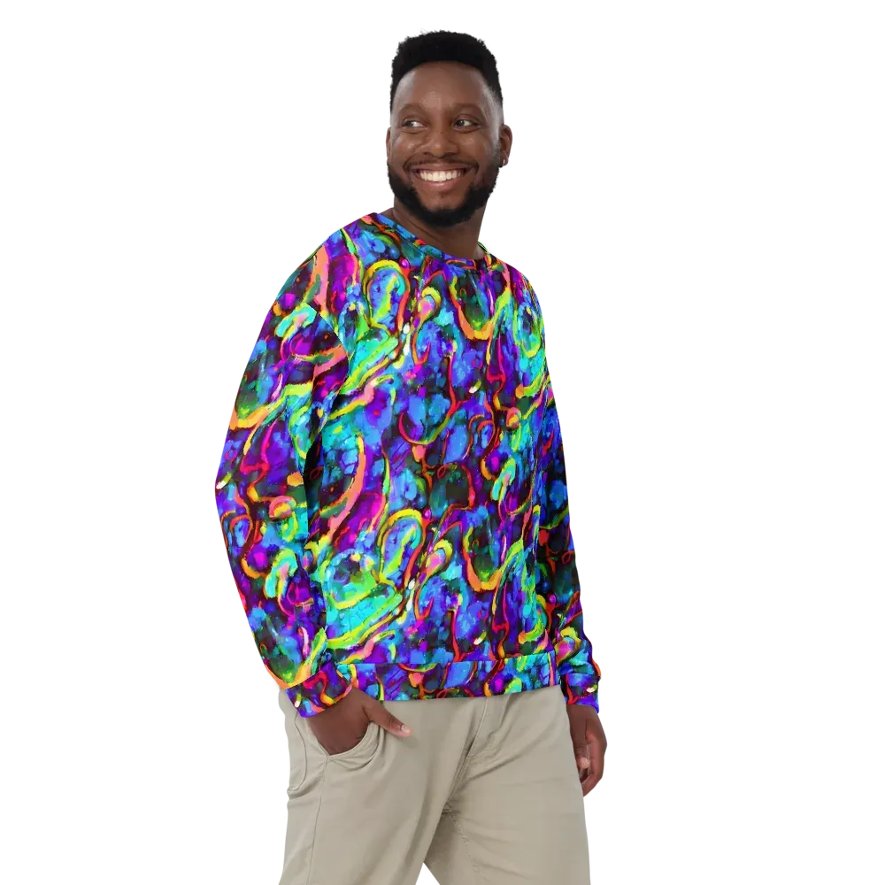 Molten Chromatics on Sweatshirt — Front