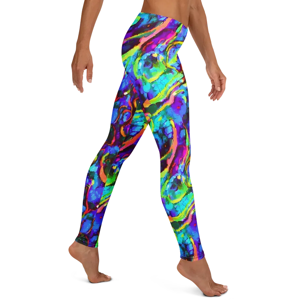Molten Chromatics on Leggings — Right