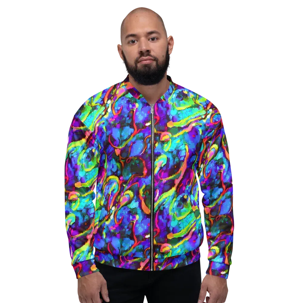 Molten Chromatics on Bomber Jacket — Front