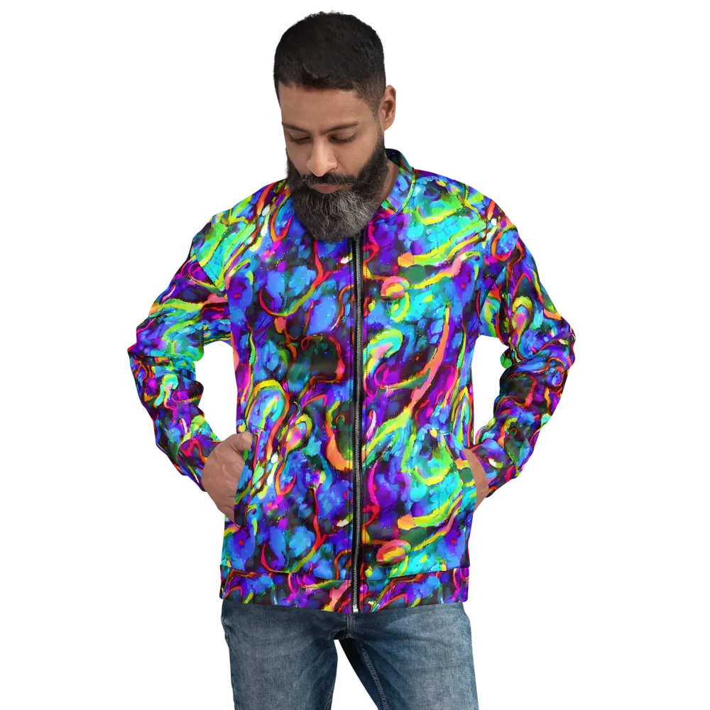 Molten Chromatics on Bomber Jacket — Front