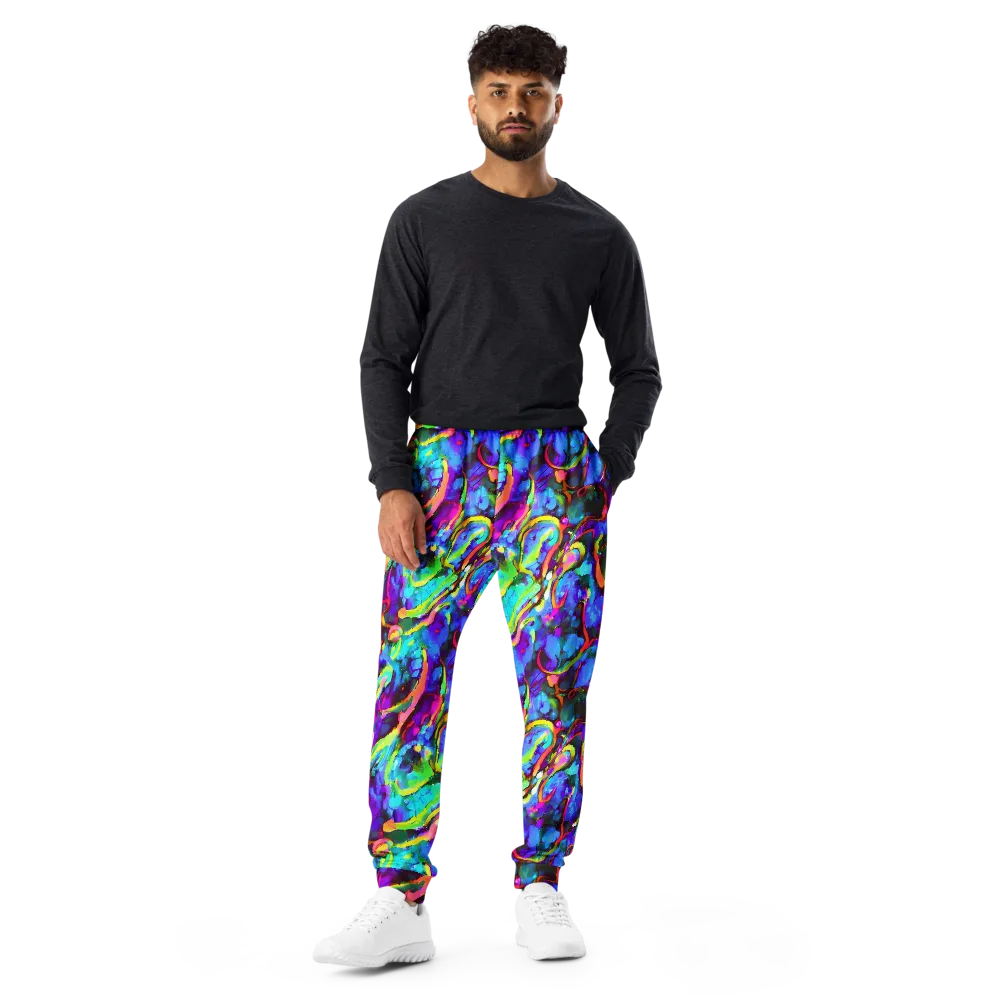 Molten Chromatics on Men's Joggers — Front