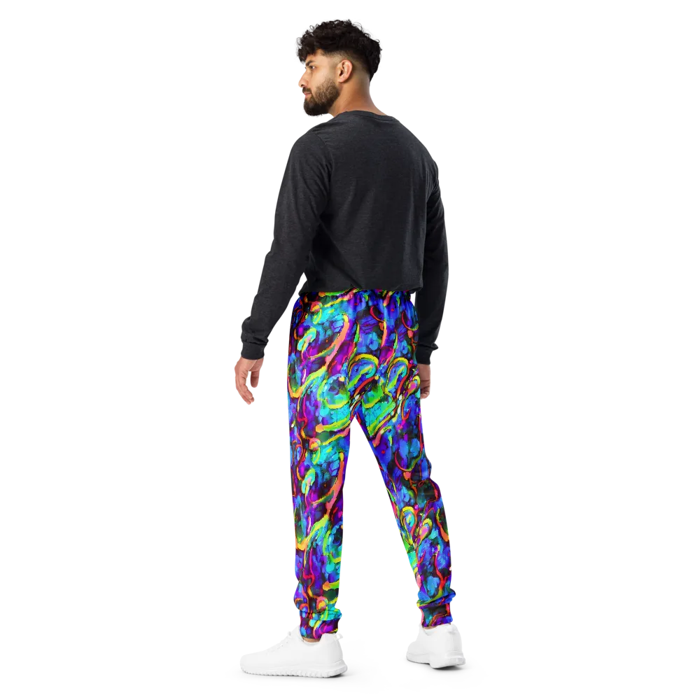 Molten Chromatics on Men's Joggers — Back