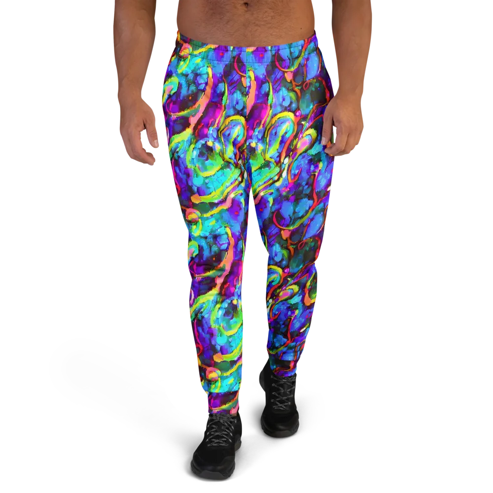 Molten Chromatics on Men's Joggers — Front