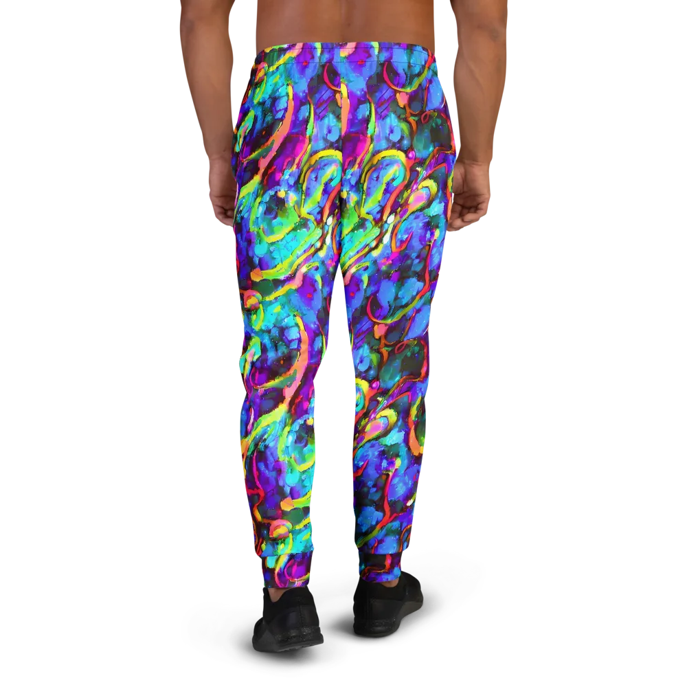 Molten Chromatics on Men's Joggers — Back