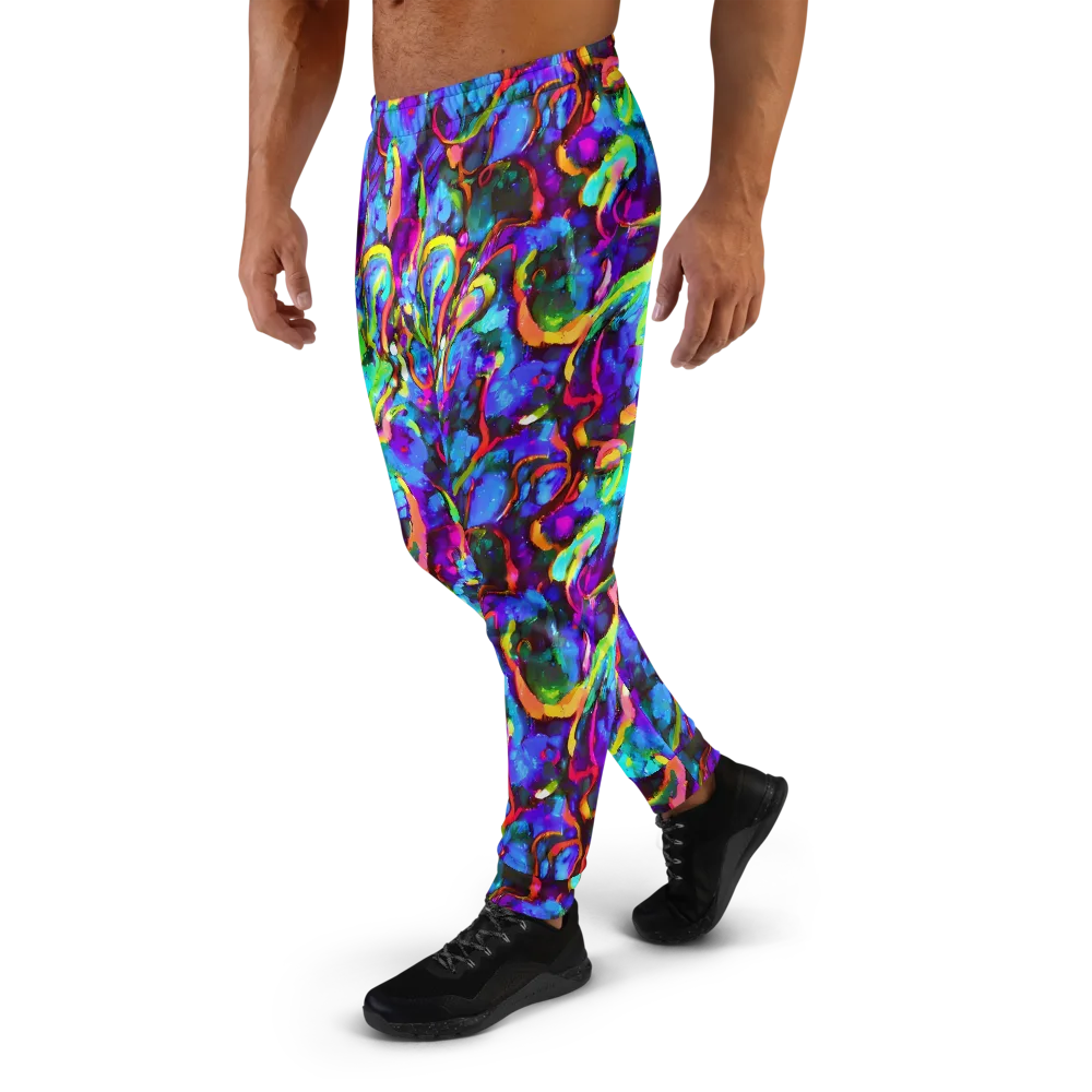 Molten Chromatics on Men's Joggers — Left