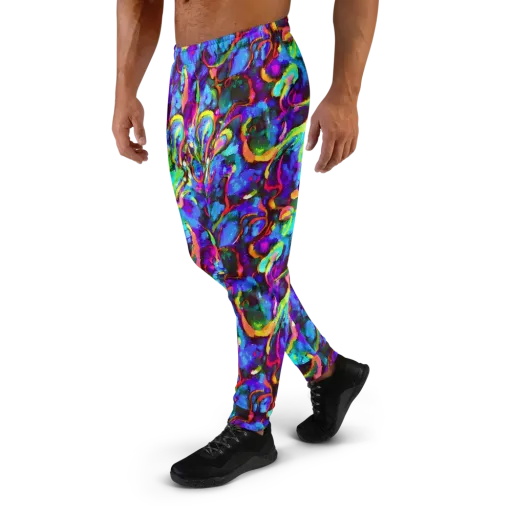 Molten Chromatics on a Men's Joggers