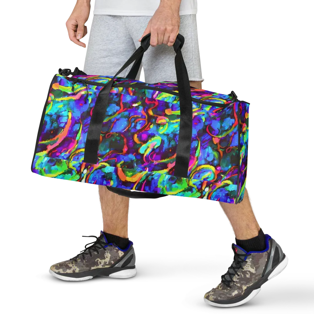 Molten Chromatics on Duffle Bag — Front