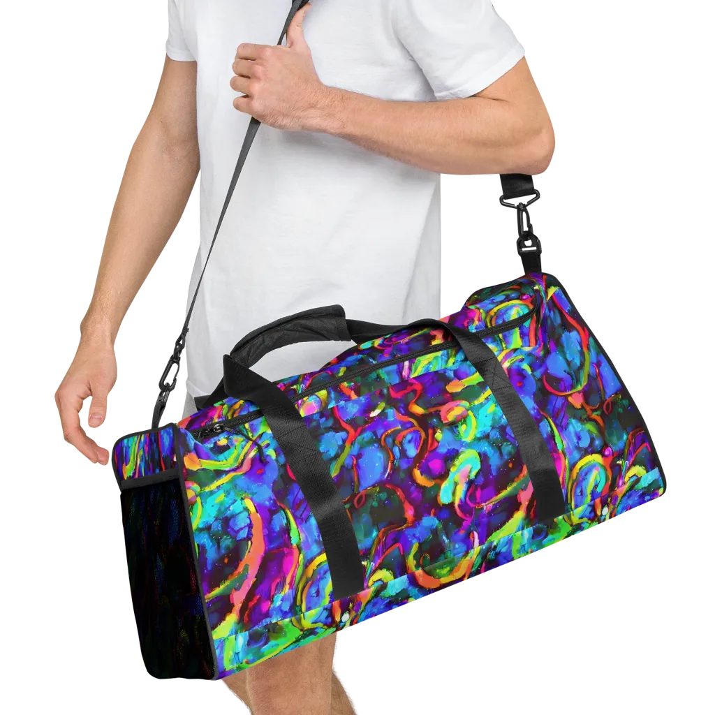 Molten Chromatics on Duffle Bag — Right Front