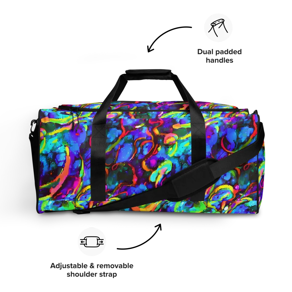Molten Chromatics on Duffle Bag — Front