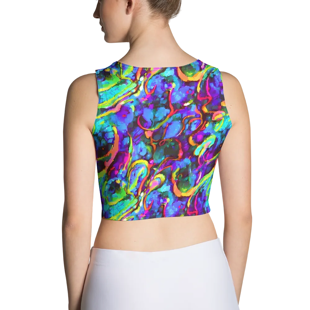 Molten Chromatics on Crop Top — Back