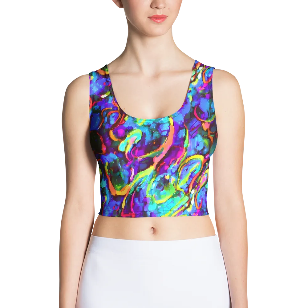 Molten Chromatics on Crop Top — Front