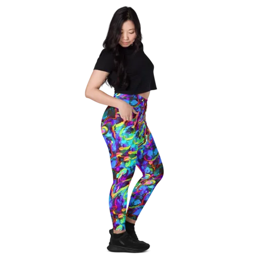 Molten Chromatics on a Leggings with Pockets