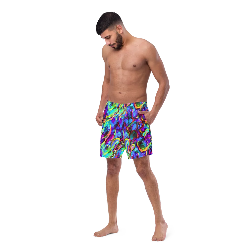 Molten Chromatics on Swim Trunks — Left Front
