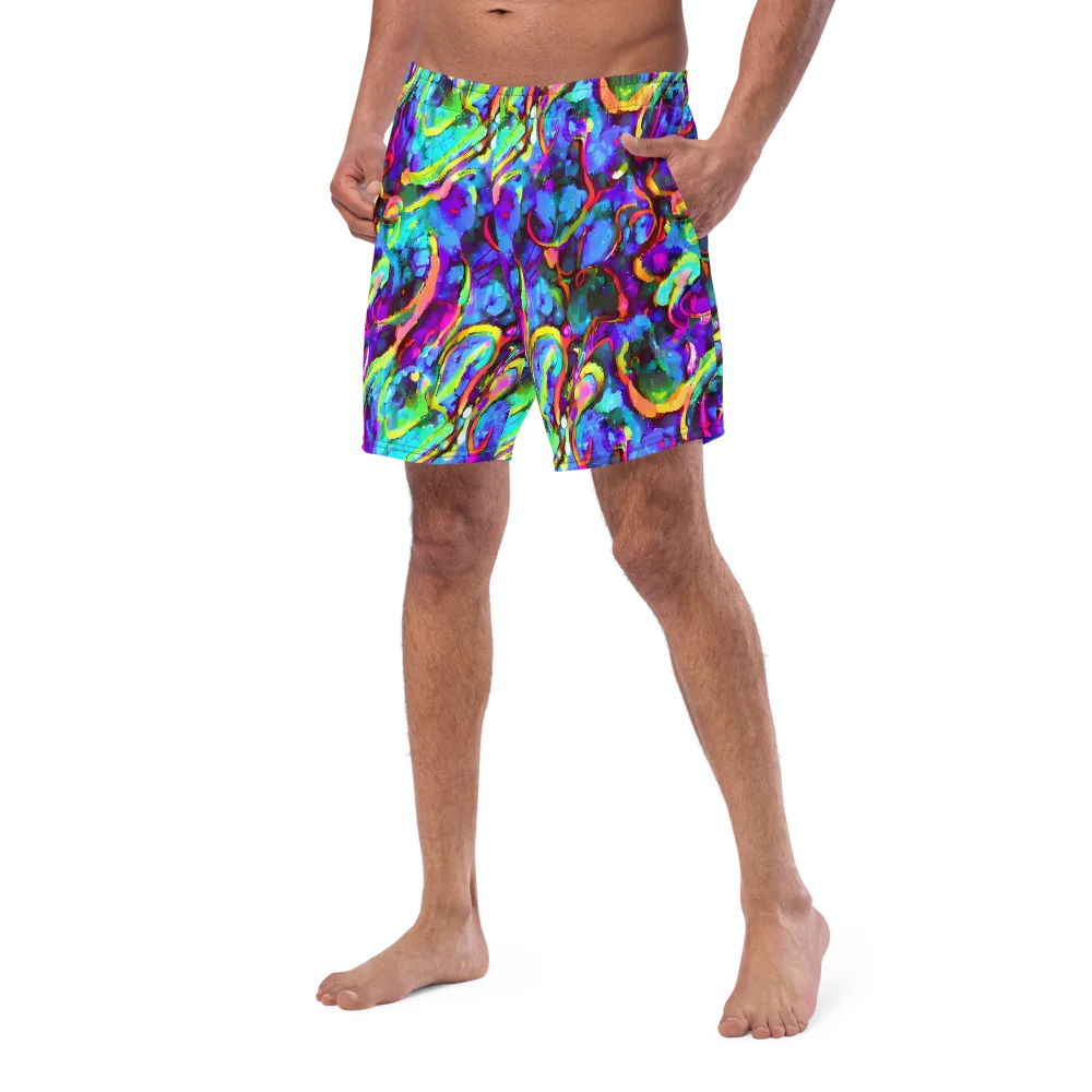 Molten Chromatics on Swim Trunks — Left Front
