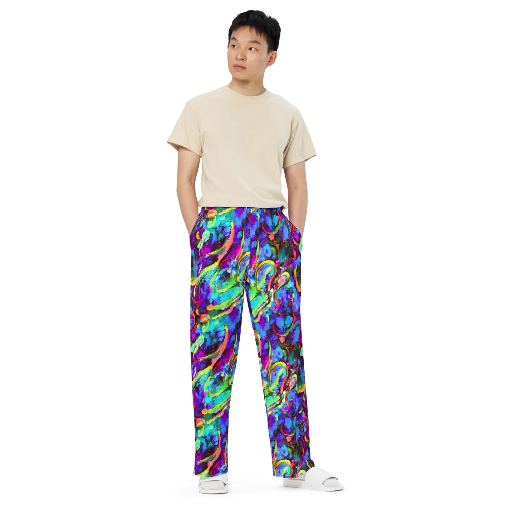 Molten Chromatics on Wide-Leg Pants — Front