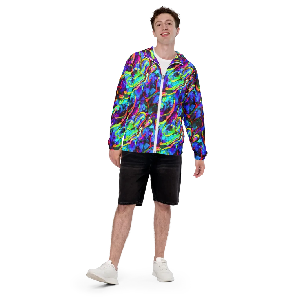 Molten Chromatics on Men's Windbreaker — Front