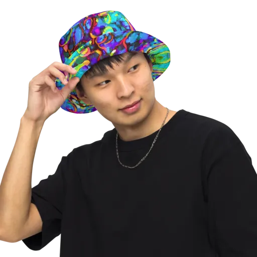 Molten Chromatics on a Reversible Bucket Hat
