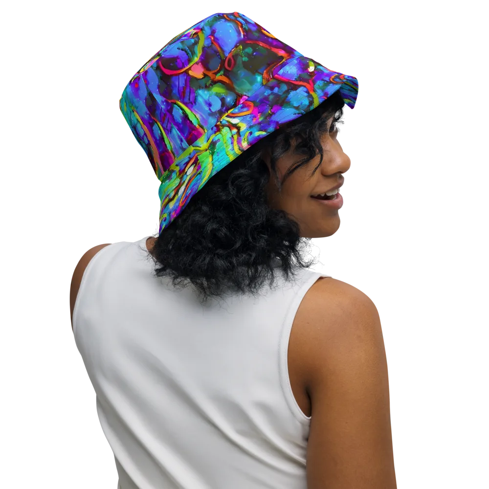 Molten Chromatics on Reversible Bucket Hat — Right Outside