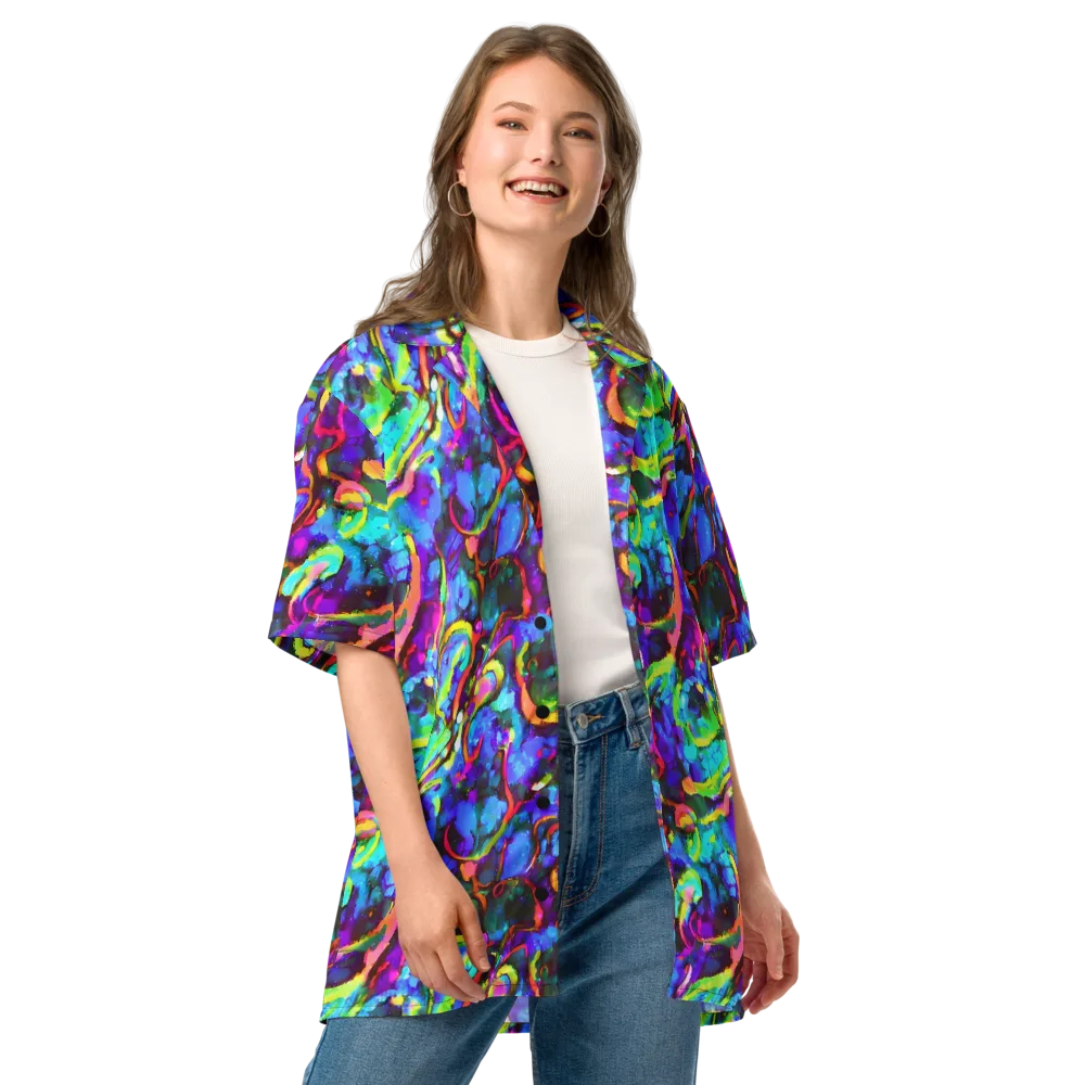 Molten Chromatics on Button Shirt — Front