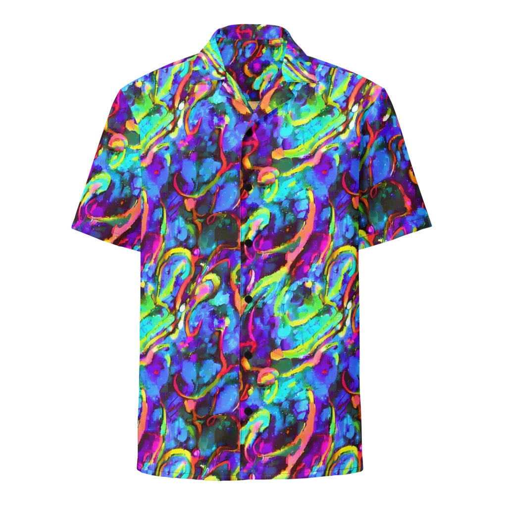 Molten Chromatics on Button Shirt — Front