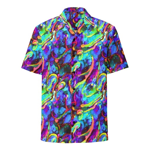 Molten Chromatics on a Button Shirt