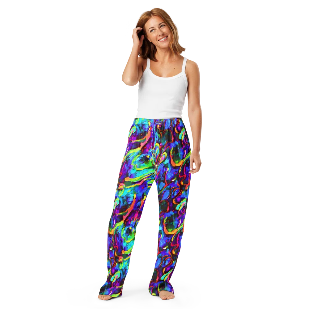 Molten Chromatics on Women's Pajama Pants — Front