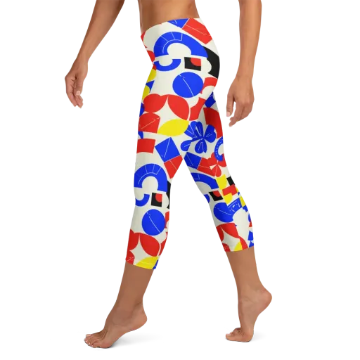 Primary Parade on a Capri Leggings