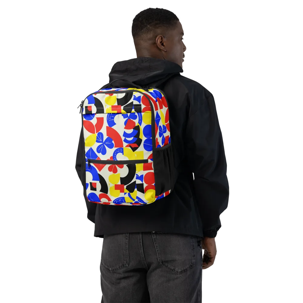 Primary Parade on Utility Backpack — Back
