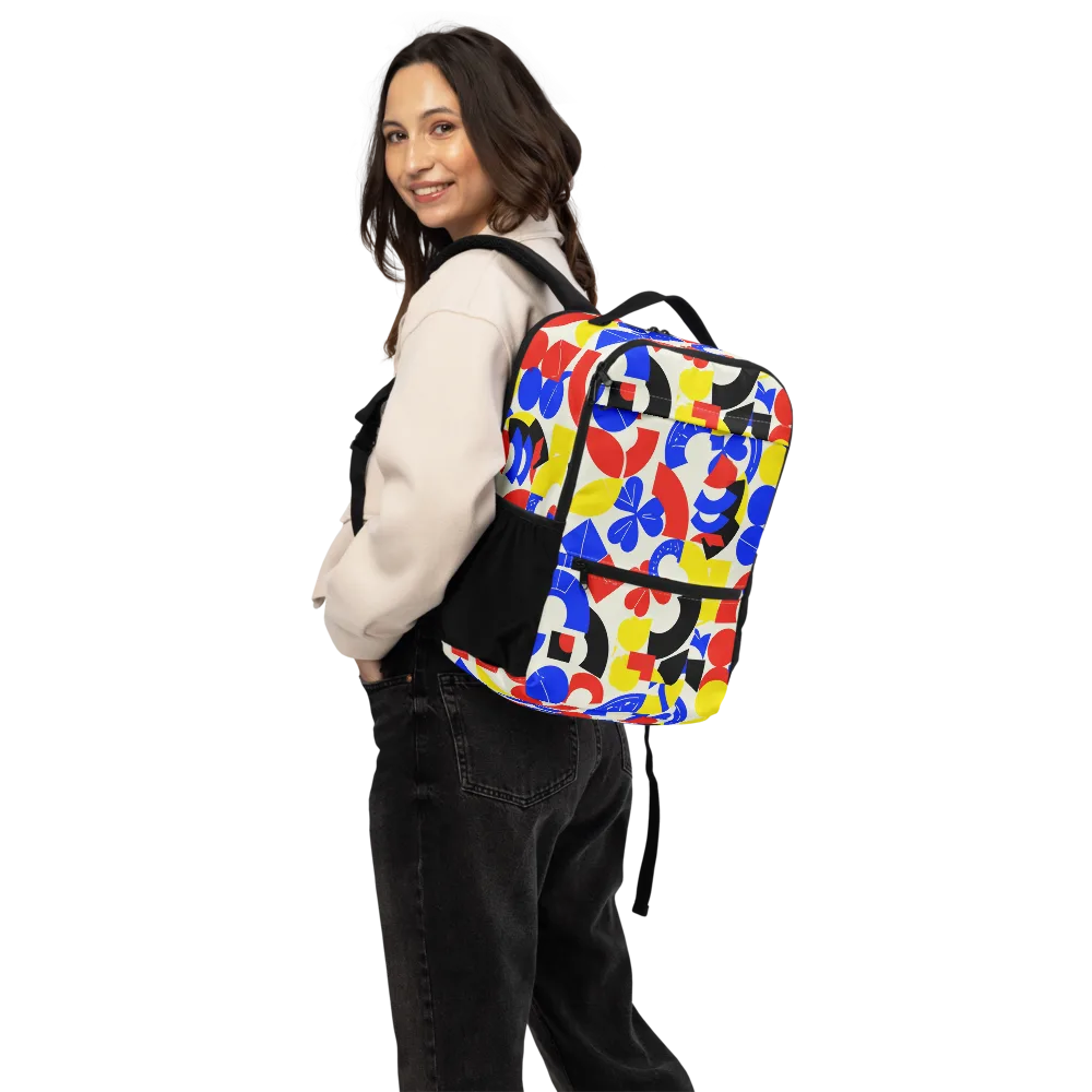 Primary Parade on Utility Backpack — Back