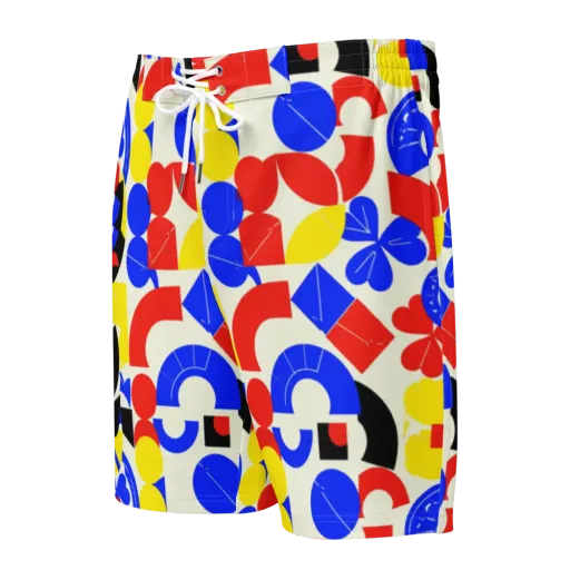 Primary Parade on a Men's Board Shorts