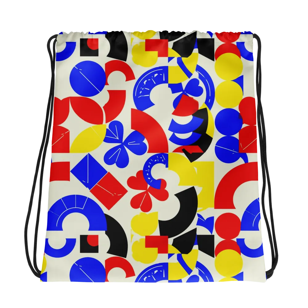 Primary Parade on Drawstring Bag — Photo