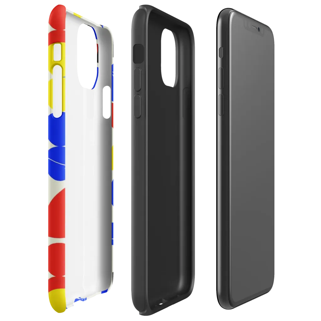 Primary Parade on Tough Case for iPhone® — Right
