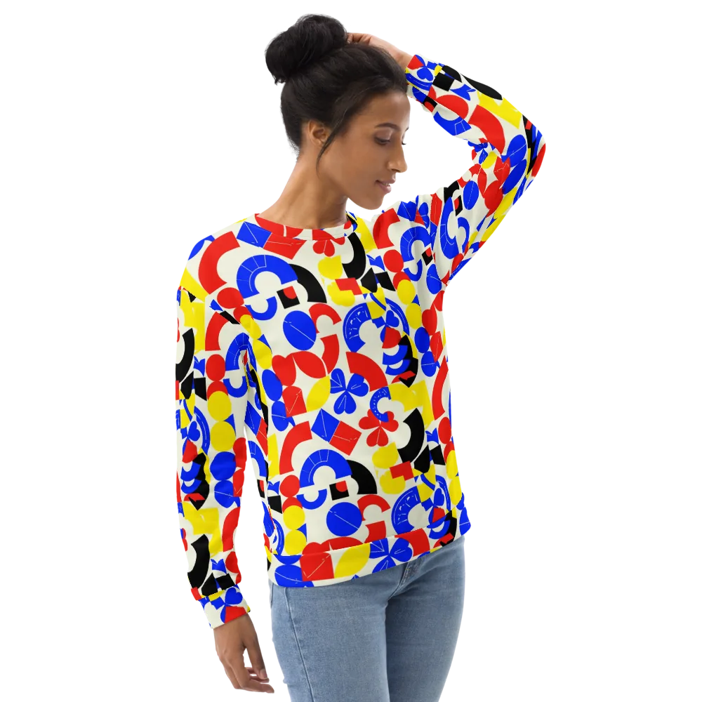 Primary Parade on Sweatshirt — Right Front