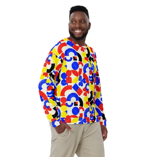 Primary Parade on a Sweatshirt