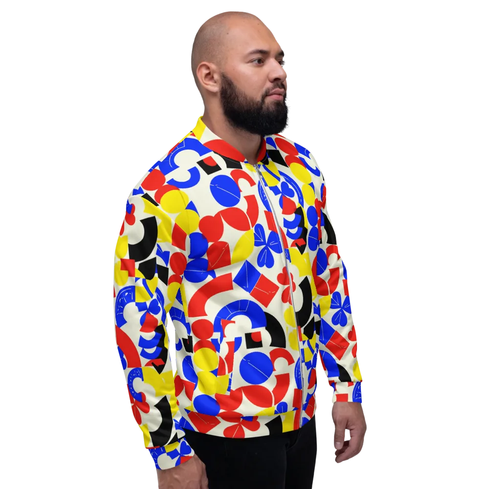 Primary Parade on Bomber Jacket — Right