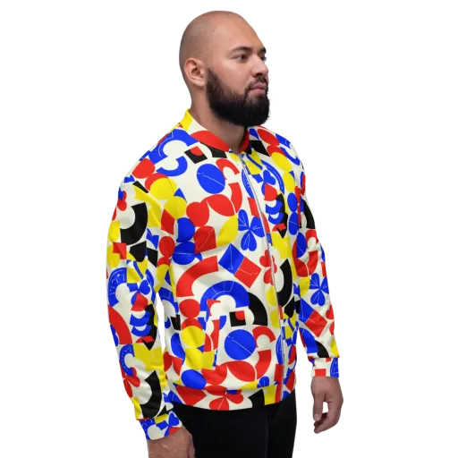 Primary Parade on a Bomber Jacket