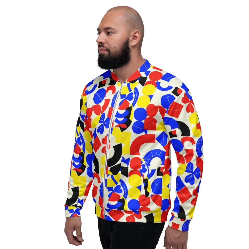 Primary Parade on Bomber Jacket — Left