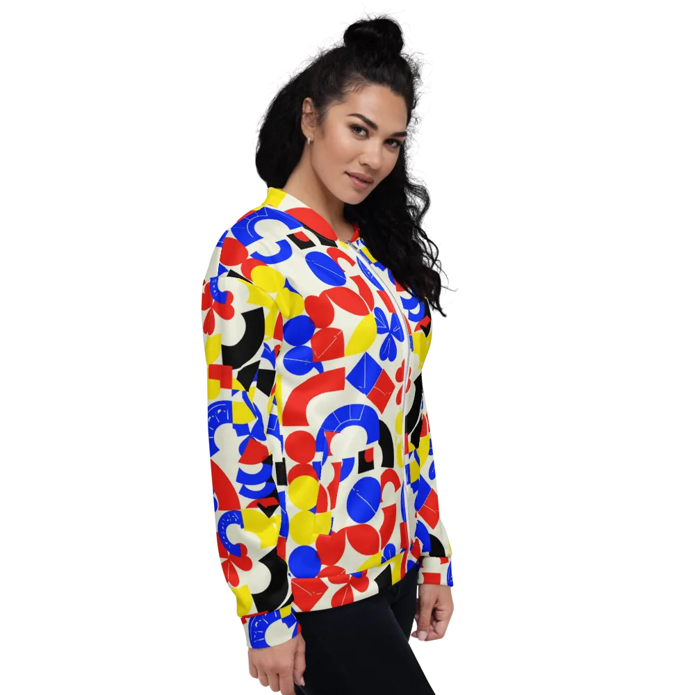 Primary Parade on Bomber Jacket — Right