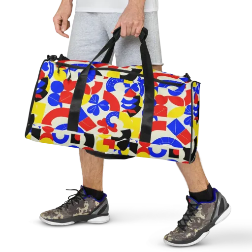 Primary Parade on a Duffle Bag