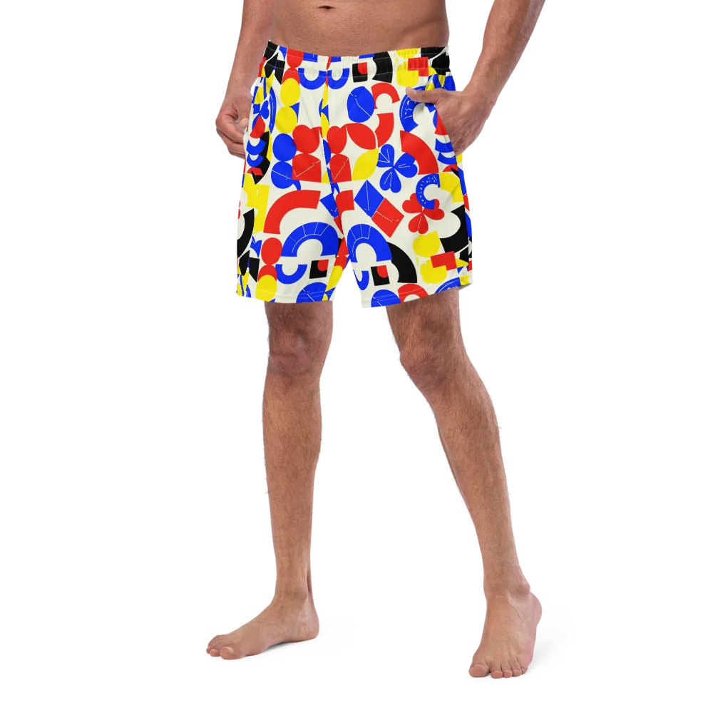 Primary Parade on Swim Trunks — Left Front