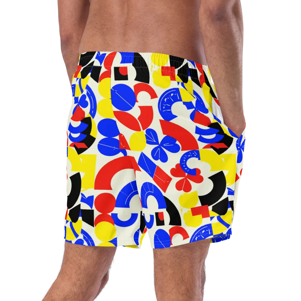 Primary Parade on Swim Trunks — Right Back