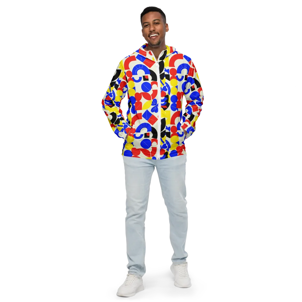 Primary Parade on Men's Windbreaker — Front
