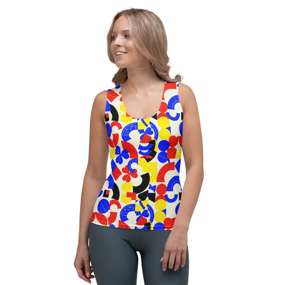 Primary Parade on Women's Tank Top — Front