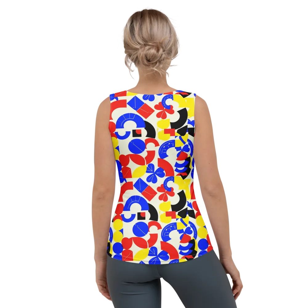 Primary Parade on Women's Tank Top — Back