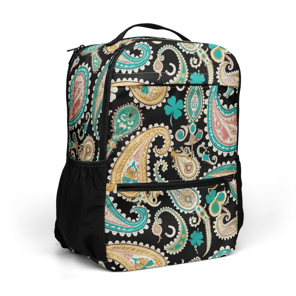Clover Caravan on Utility Backpack — Right Front