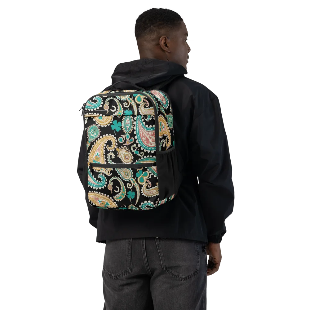 Clover Caravan on Utility Backpack — Back