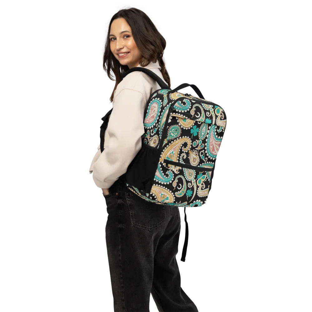 Clover Caravan on Utility Backpack — Back
