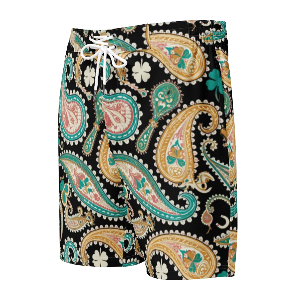 Clover Caravan on Men's Board Shorts — Front