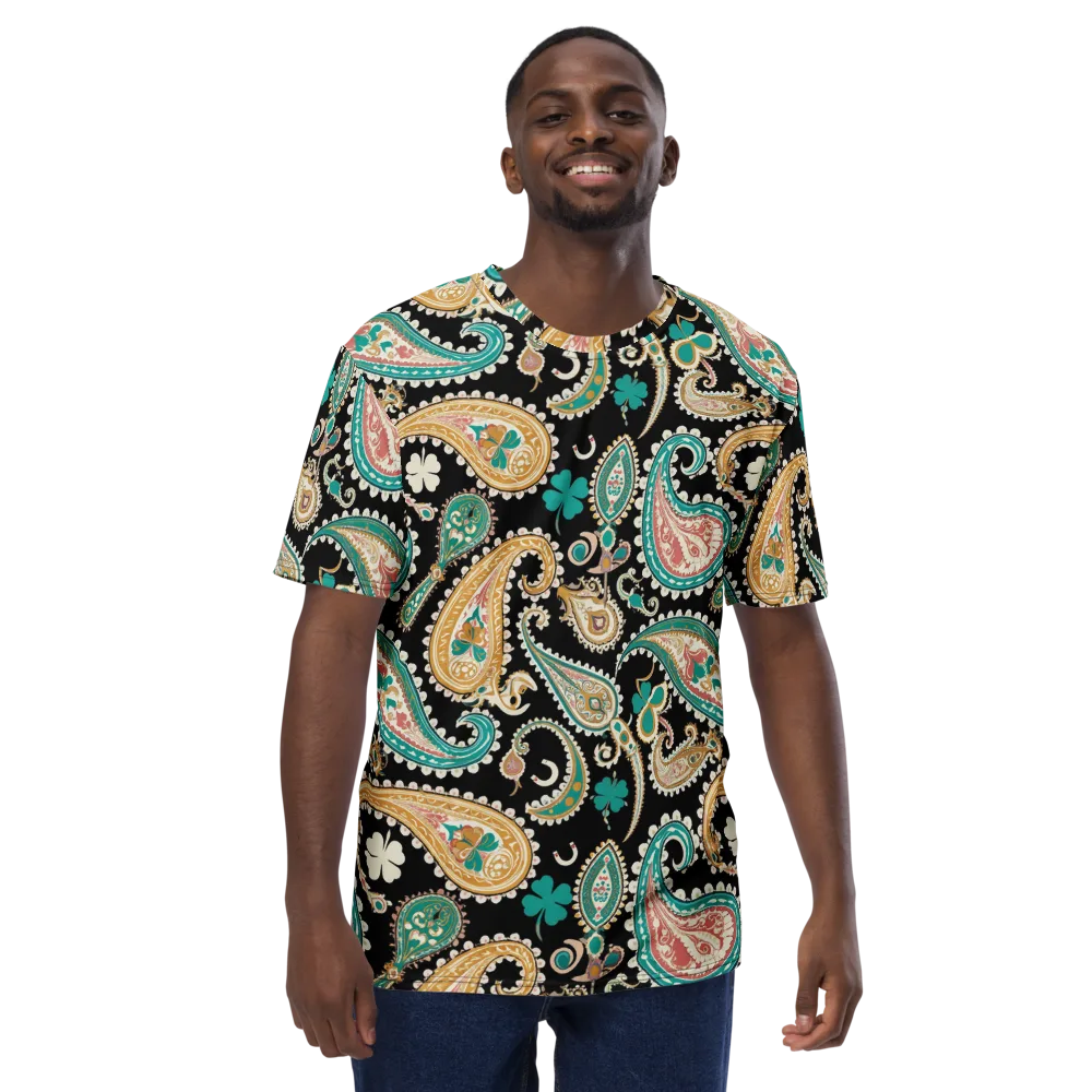 Clover Caravan on Men's Crew Neck T-Shirt — Front