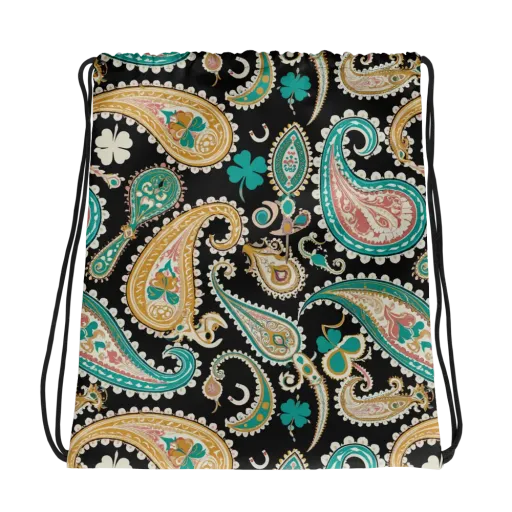 Clover Caravan on a Drawstring Bag